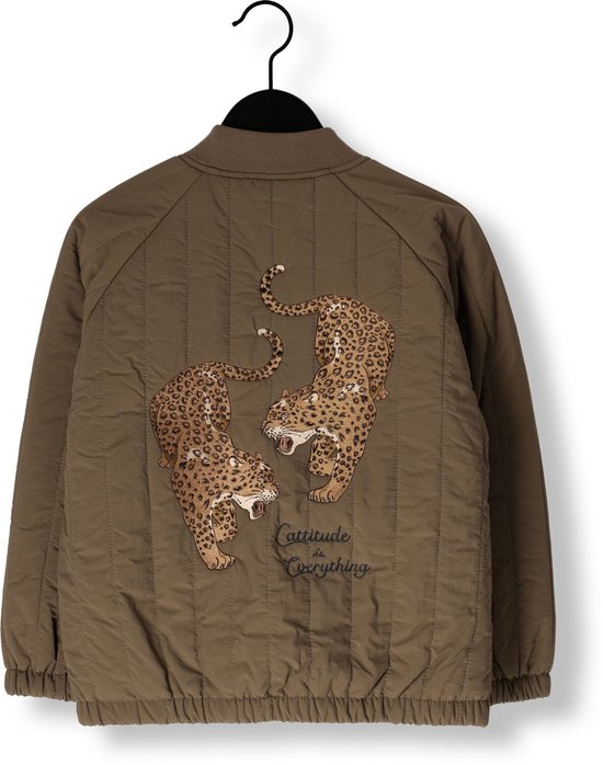 Konges Slojd Juno Bomber Jacket Vestes Garçons - Manteau d'hiver - Marron - Taille 98