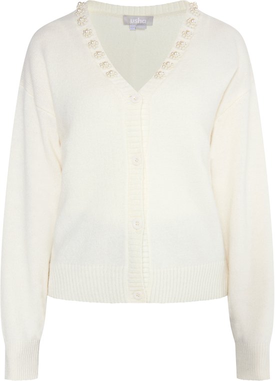 usha vest met parels