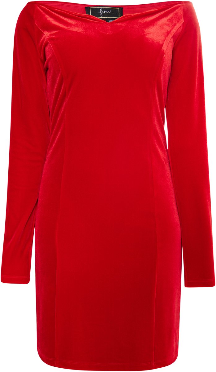 faina Mini-jurk met lange mouwen