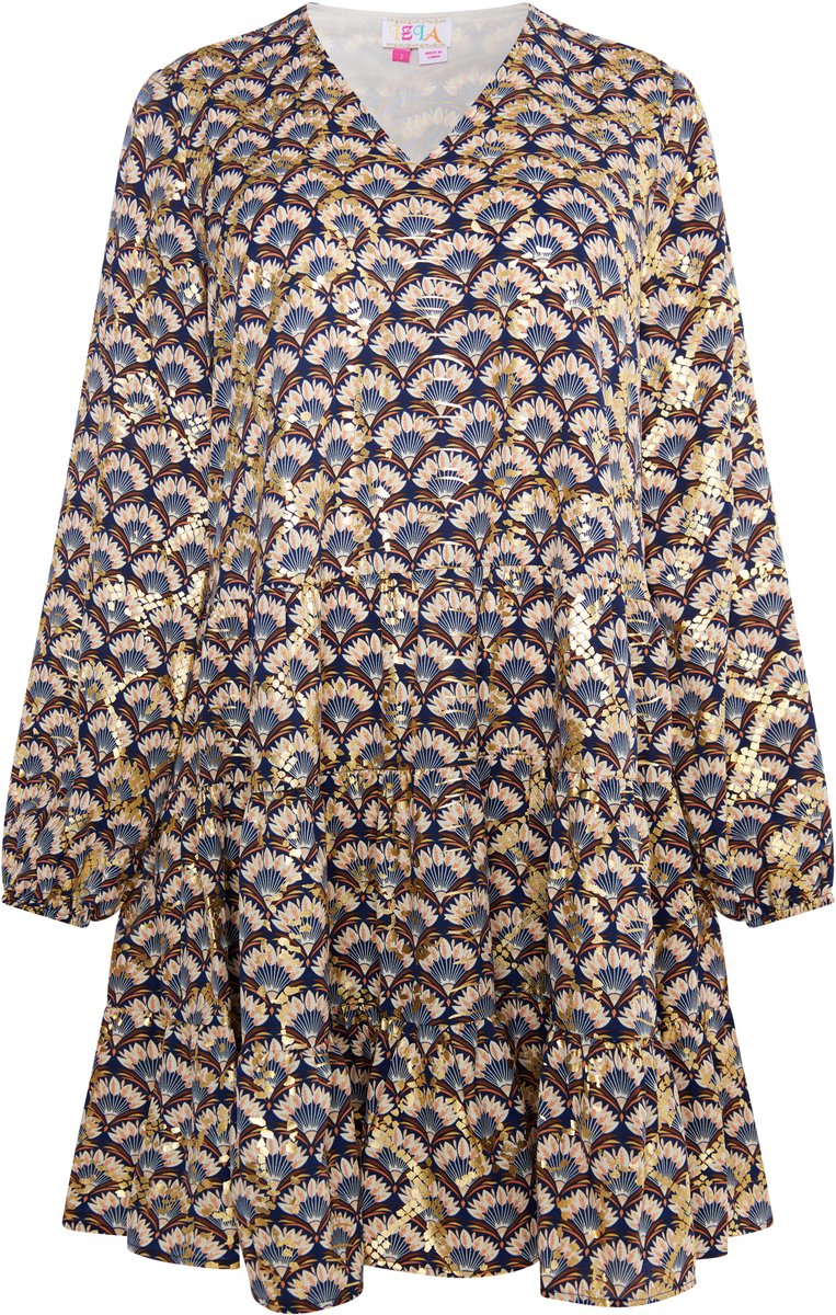 IZIA Jurk Navy Veelkleurig