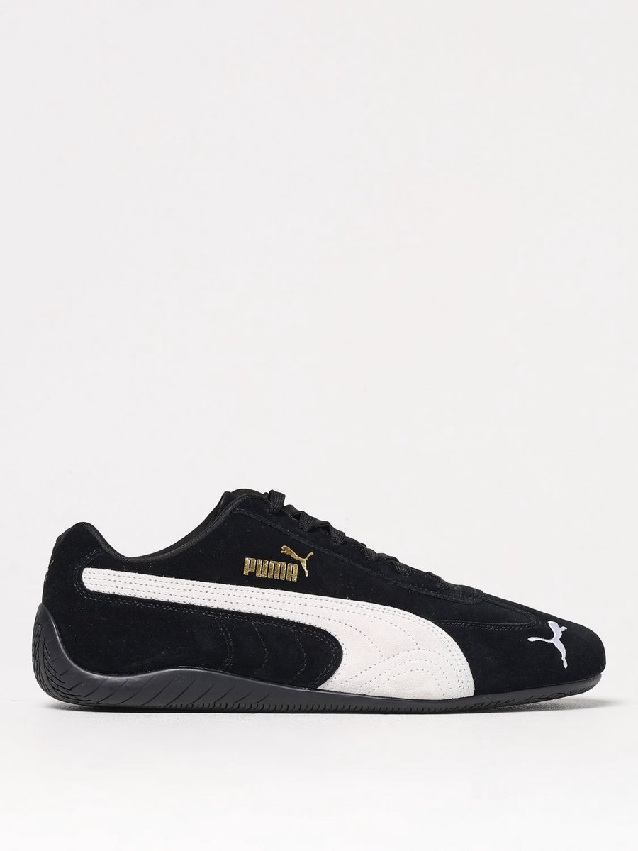 Speed Cat Suede Casual Driving Shoe Sneakers Zwart