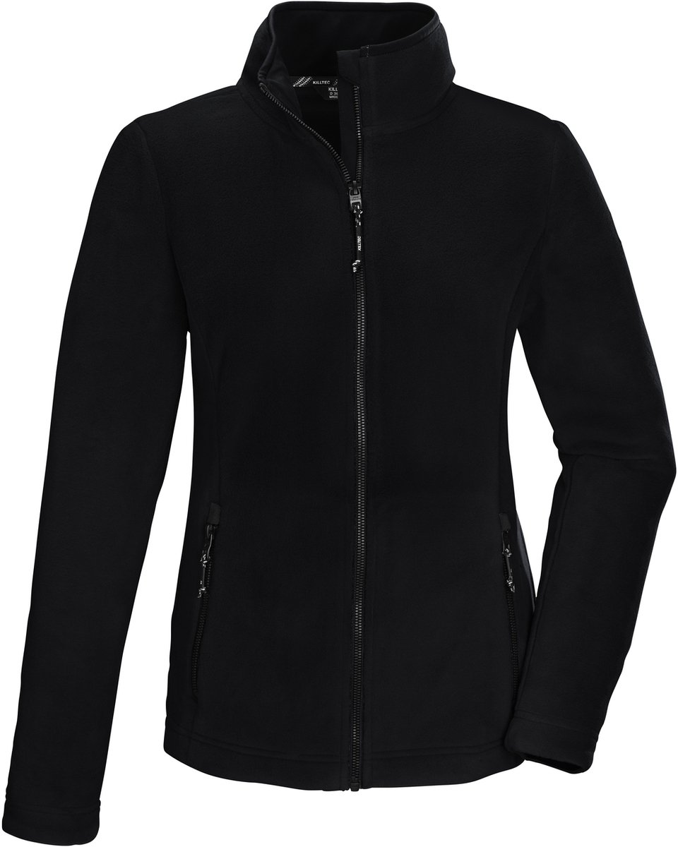 Killtec KOW 3 Women Fleece Jacket Outdoorvest Dames Zwart