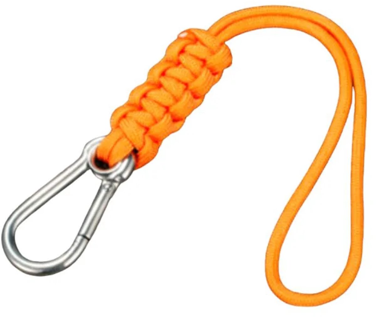 Travel Cords - Keycord Karabijnhaak Oranje - Stevig ontwerp - Handig formaat