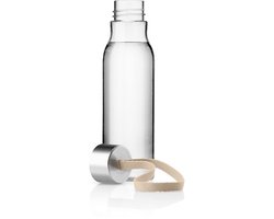 Ibenzoa® hervulbare drinkfles van 0,5 liter in zachte beige kleur