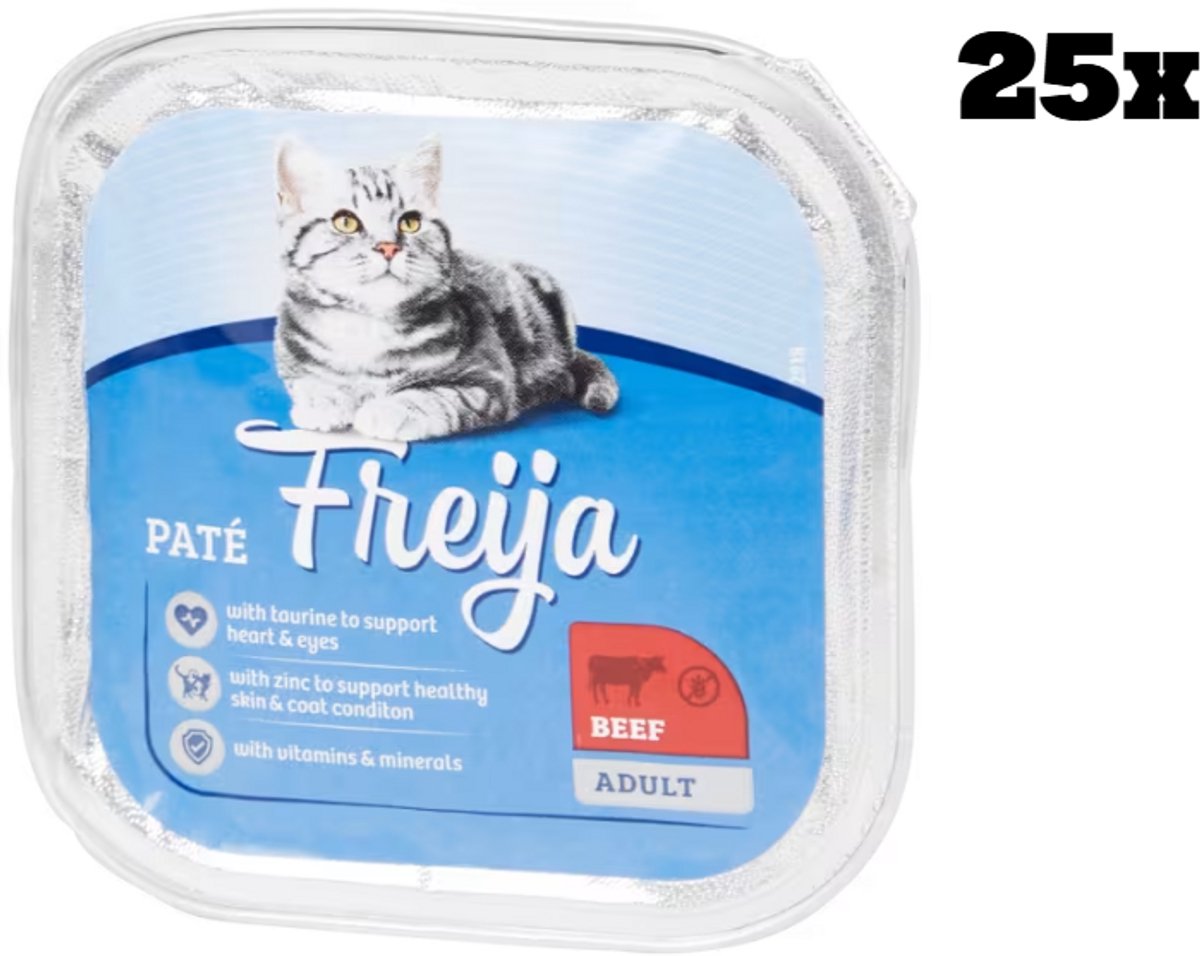 freija Freija kattenvoer paté - 25 stuks