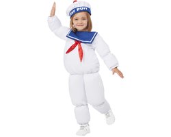 Smiffys - Ghostbusters Stay Puft Kinder Kostuum - Kids tm 2 jaar - Wit