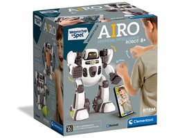 Clementoni - Interactieve robot - AIRO - AI gedreven robot - STEM speelgoed - Gebaren aanleren - Bluetooth en app functie - Speelgoed van het Jaar 2024 - Vanaf 9 jaar
