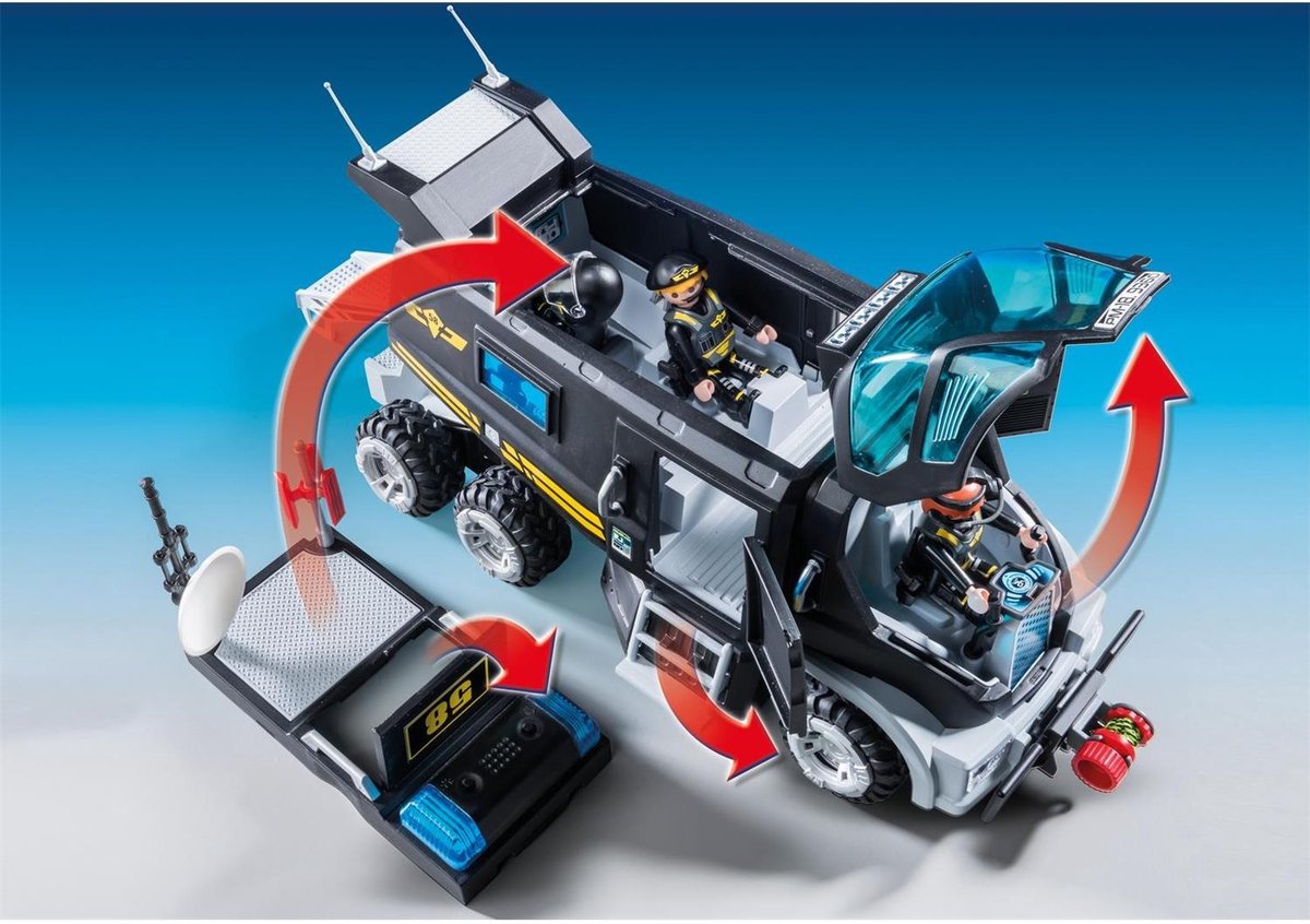 PLAYMOBIL City Action SIE-truck met licht en geluid - 9360 — afbeelding 21