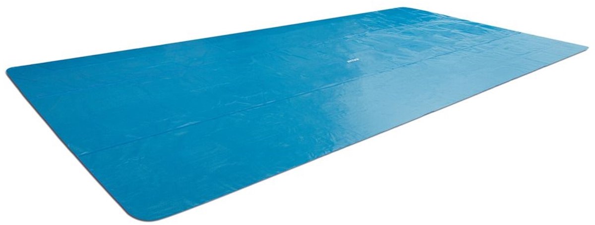 Intex solar afdekzeil blauw - 488 x 244 cm