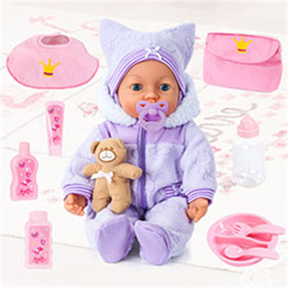 Bayer Design - Babypop Piccolina Magic Eyes 46cm — afbeelding 7