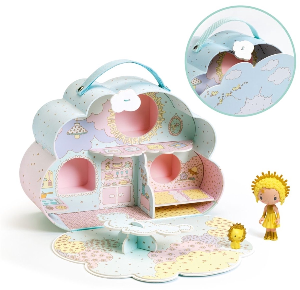 Djeco Tinyly draagbaar poppenhuisje Sunny