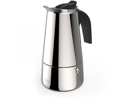 Xavax Espressomaker Van RVS Voor 4 Kopjes Fornuiskan O.a. Inductie 200ml