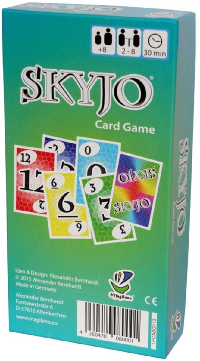 SKYJO Kaartspel - Gezelschapsspel - 2-8 spelers - vanaf 8 jaar - Magilano — afbeelding 7