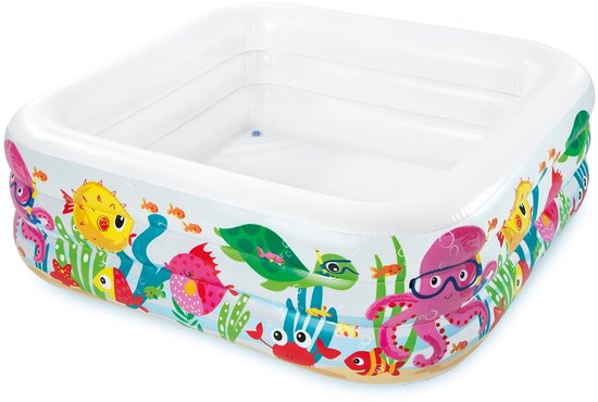 Aquarium Transparent Piscine Gonflable Intex 159 X 159 X 50 Cm