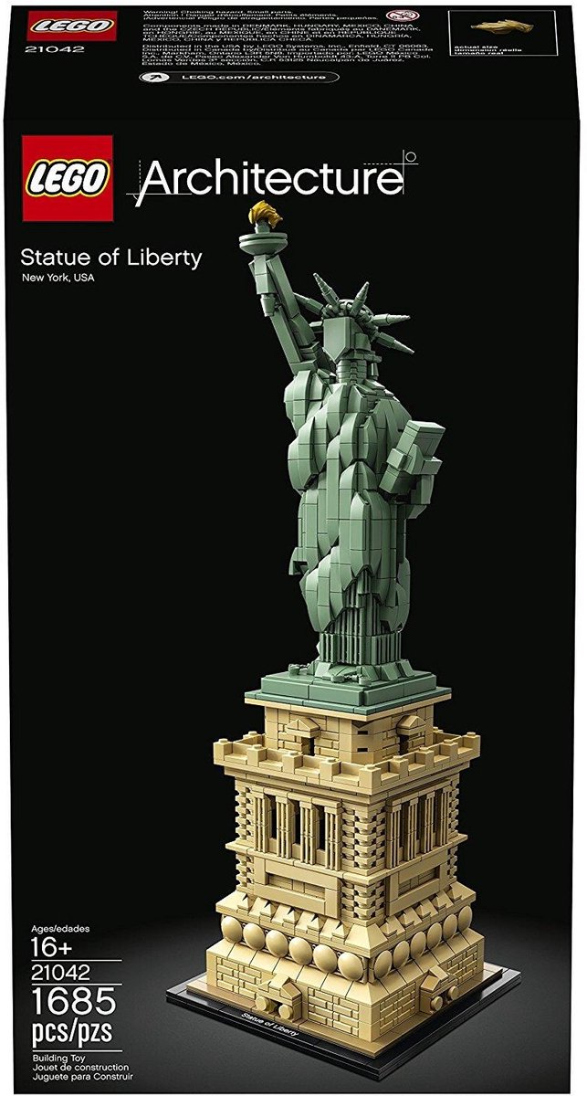 LEGO 21042 Architecture Vrijheidsbeeld Model Bouwset, New York Display en Verzamelmodel voor Volwassenen — afbeelding 22