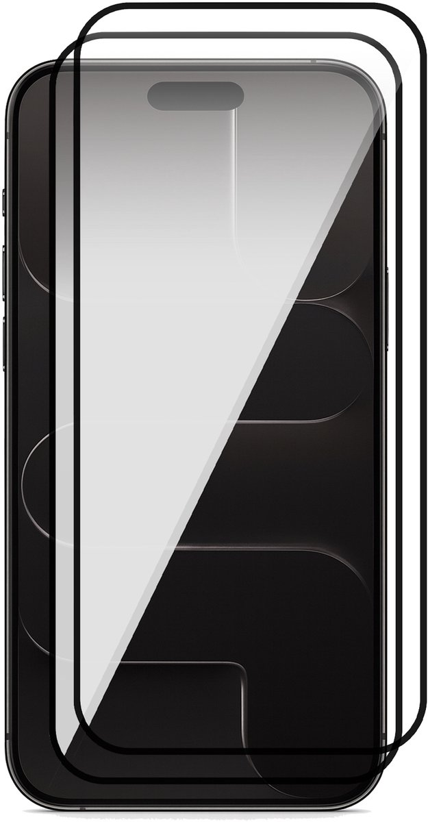 Screenprotector geschikt voor iPhone 17 Air - 2x Volledig Dekkend Glas Screen Protector