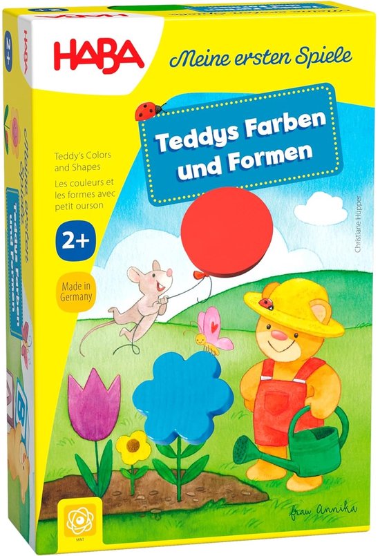 Haba Spel Spelletjes vanaf 2 jaar Teddy’s kleuren en vormen