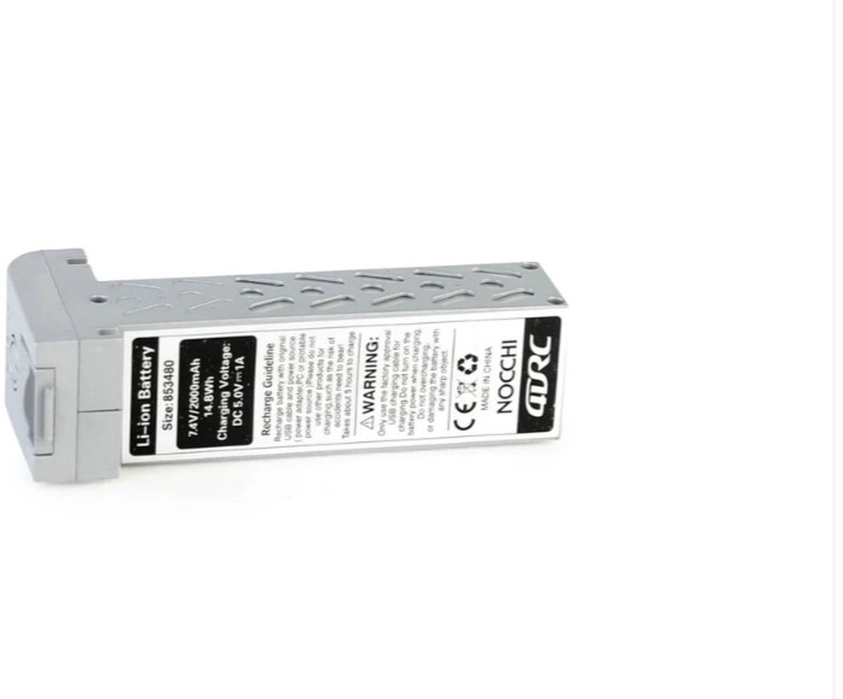 LUXWALLET Nocchi Vicky Lite-F3 GPS Drone Batterij – 7.4V 2000mAh Li-ion – Officiële Accessoire voor Nocchi Vicky Lite F3