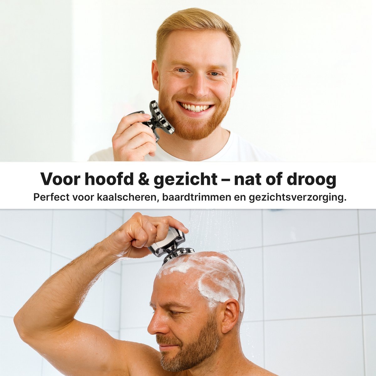 Carewat Glad Pro met extra scheerkop - 7-in-1 elektrisch - afbeelding 3