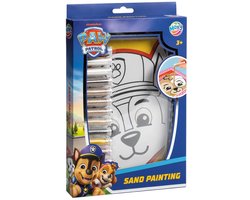 PAW Patrol Knutselset zand schilderen sand painting - met Chase, Skye en Marshall - Moxy creatief speelgoed junior jongens en meisjes vanaf 3 jaar - 16 delig