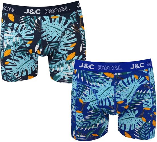 2-pack Heren Boxershorts H251 J&C katoen geprint - maat L