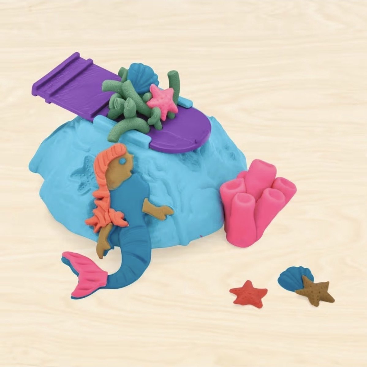 Hasbro - Play-Doh - Onderwater Wereld Set - 20 Gereedschappen + 7 kleipotjes - boetseren - kleien — cadeau in Spellen & Speelgoed - foto 7