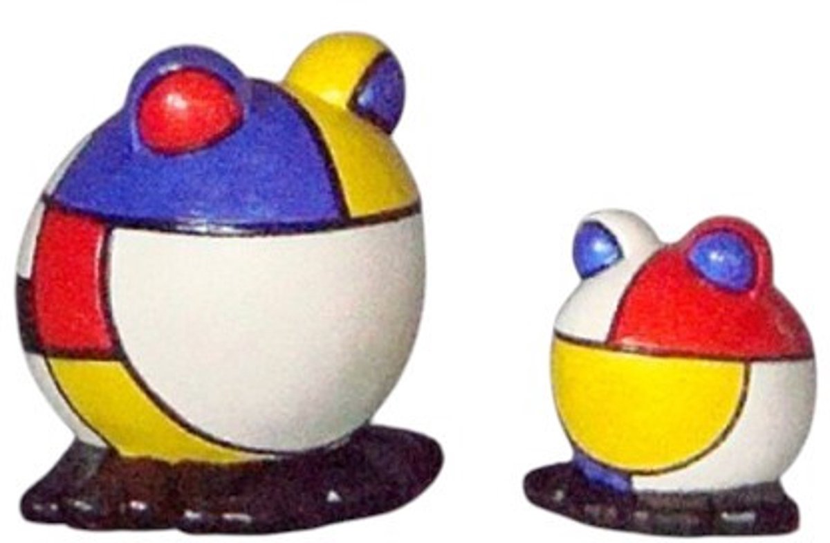 Kikkers mondriaan