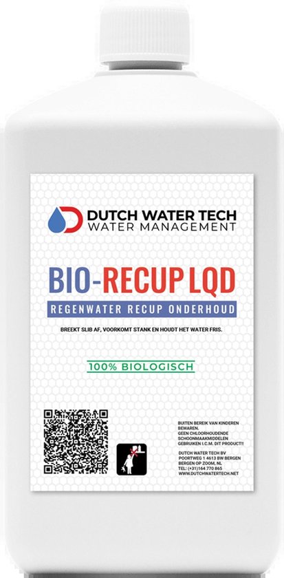 Bio-Recup LQD | Onderhoud Regenwatertank-, Opvang & Recuperatie | Tegen Stinkend Regenwater | 946 ml