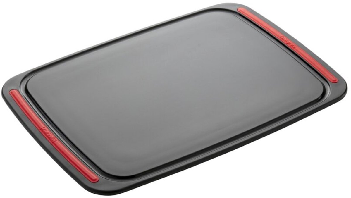 Brund Easy Cut Snijplank 41x30x0.8 cm Zwart/Rood