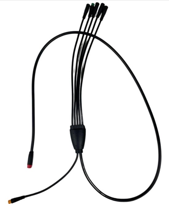 OUXI Mainkabel / Kabelboom - Geschikt voor OUXI V8 en V20 - Waterdichte aansluiting OUXI Fatbike Trapsensor - Trapondersteuning Sensor - Geschikt voor V8 en H9 - 3-pins aansluiting van Ouxi — afbeelding 3