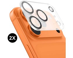2x Screenprotector geschikt voor iPhone 17 Pro Camera Lens Screen Protector - Screenprotector - 2 stuks - Camera Protector geschikt voor iPhone 17 Pro - Gehard Glas