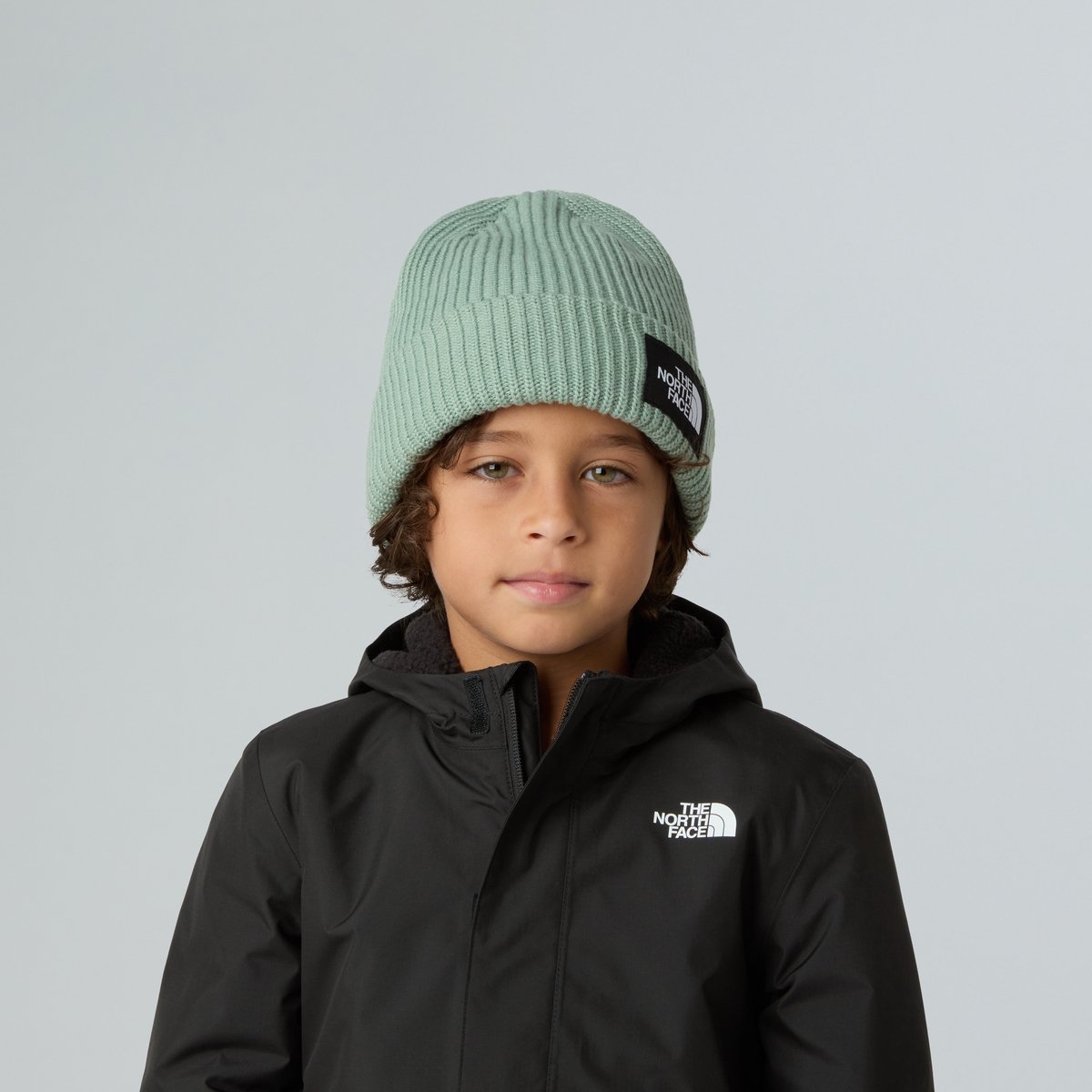 The North Face Kids Salty Lined Beanie Bq1 Slate Moss