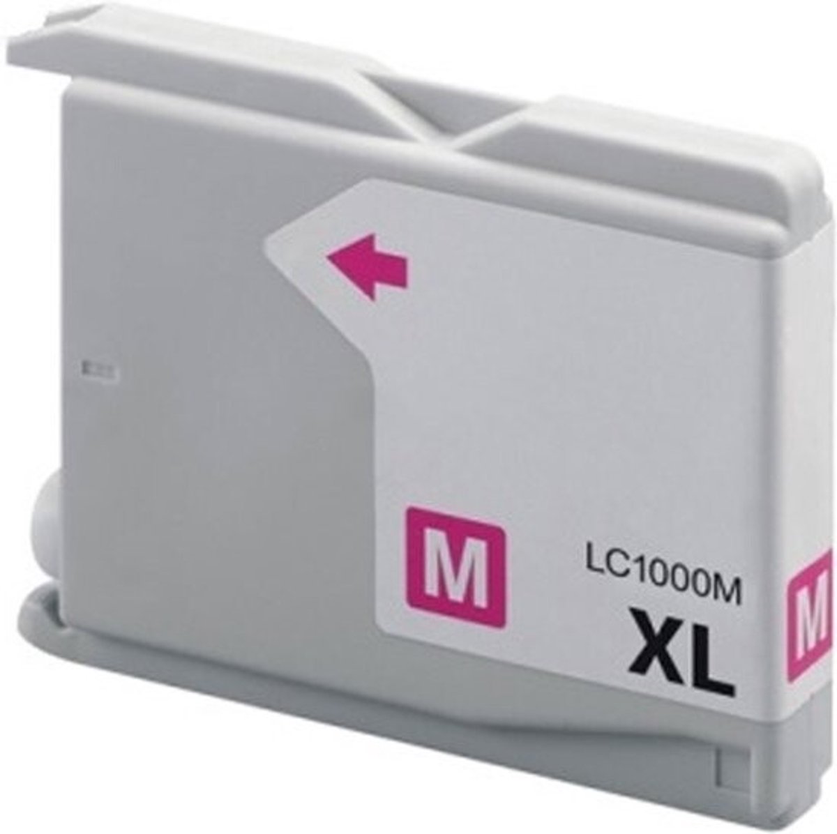 LC-1000 XL Magenta - Huismerk inktcartridge compatible met Brother DCP 130C \ DCP 330C \ DCP 350C \ DCP 357C \ DCP 540CN \ DCP 560CN \ DCP 750CW \ DCP 770CW \ MFC 240C \ MFC 3360C \ MFC 440CN \ MFC 465CN \ MFC 5460CN \ MFC 5860CN \ MFC 660CN