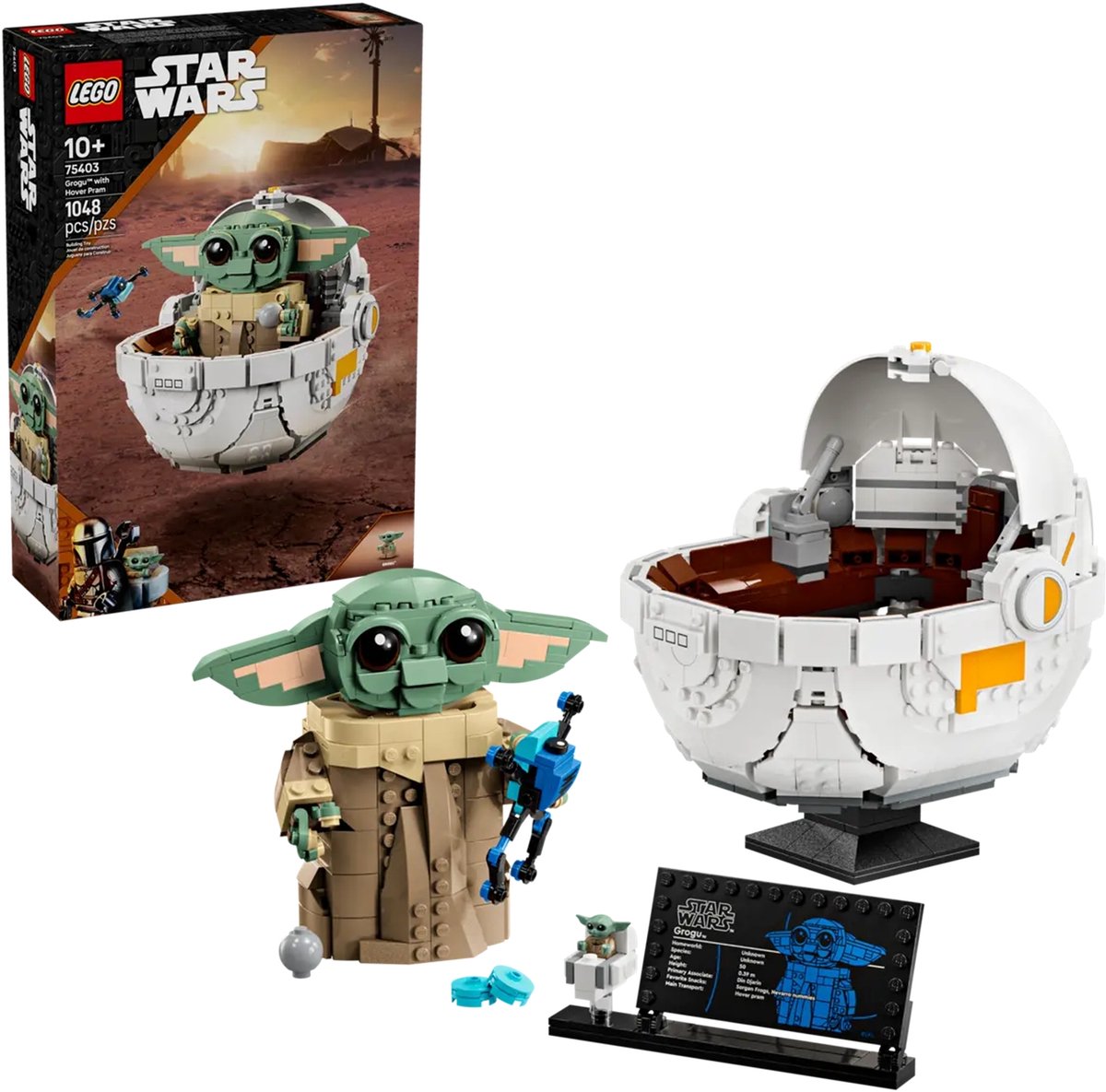 LEGO Star Wars: The Mandalorian™ Grogu™ met zweefkinderwagen 75403 — afbeelding 24