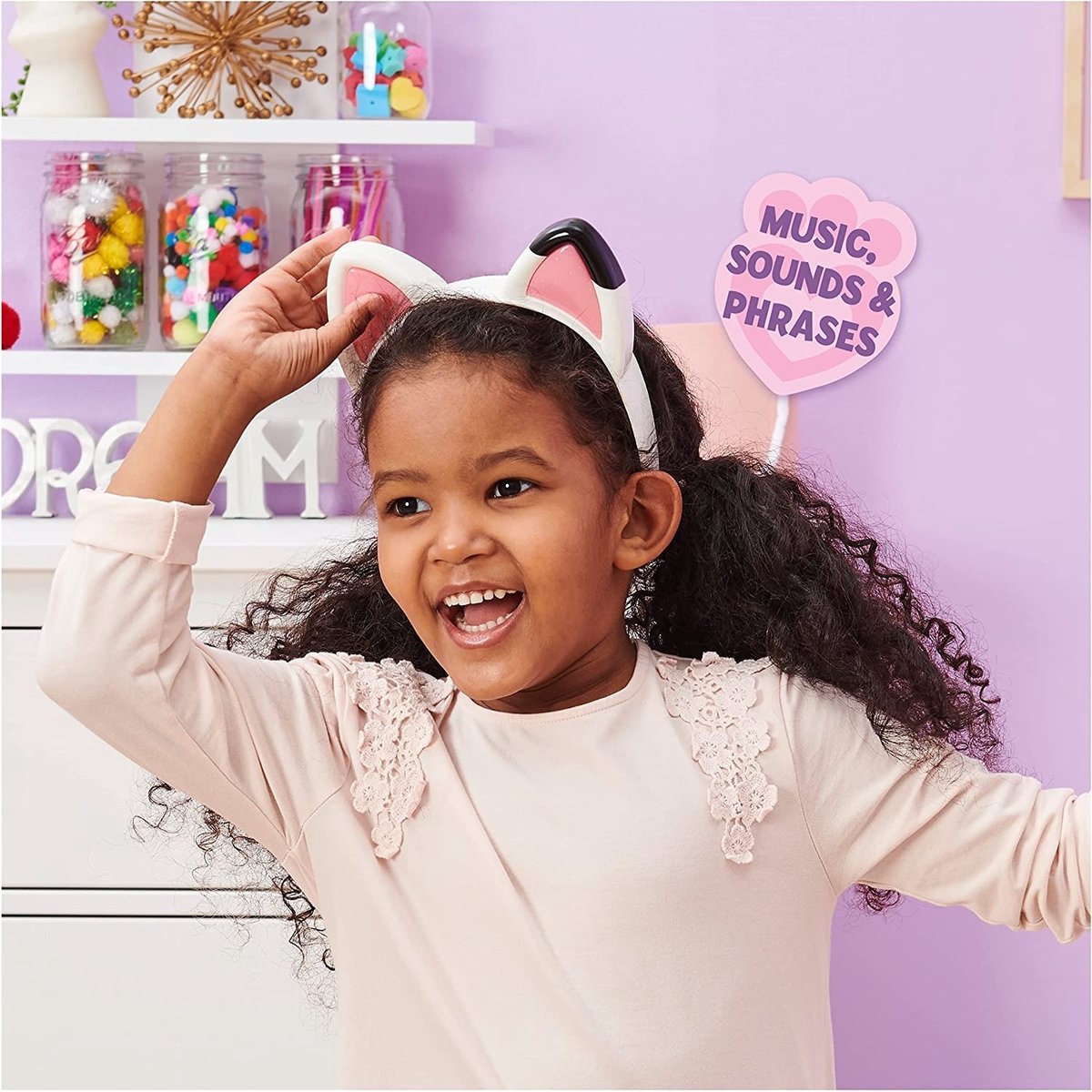 Gabby's Poppenhuis - Kattenoren haarband - Met lichtjes, muziek en geluiden - Gabbys Poppenhuis - Gabby's Dollhouse — afbeelding 8