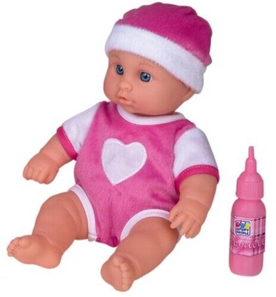 Happy People Babypop Junior Vinyl/polyester Roze 4-delig