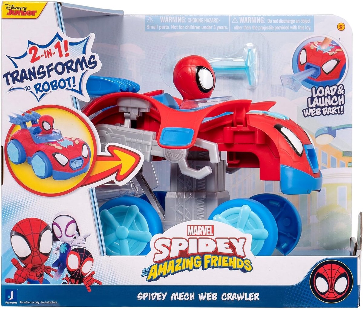 Voertuig Spidey Mech Web Crawler 26 x 22 x 21 cm