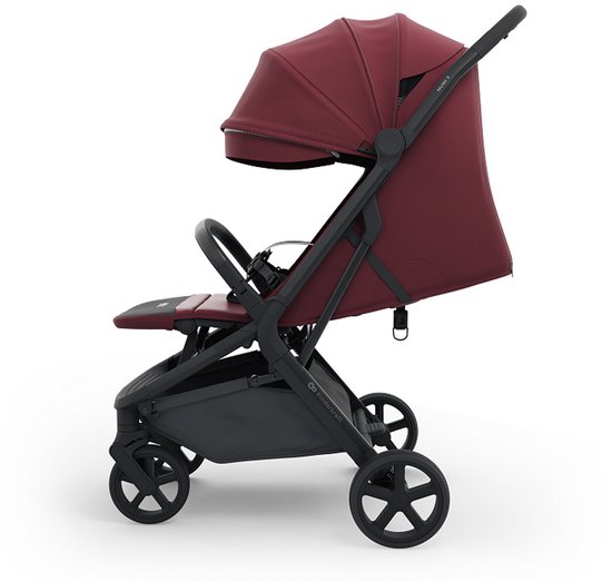 Kinderkraft NUBI 3 Buggy - Lichtgewicht & Automatisch Inklapbaar - Tot 27 kg - Verstelbare Rugleuning - Bourgogne van Kinderkraft — afbeelding 5