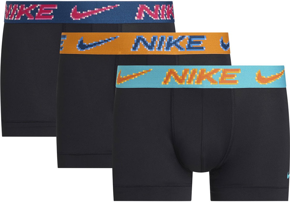 Nike Dri-fit Es Trunk Boxers 3 Eenheden Zwart L Man