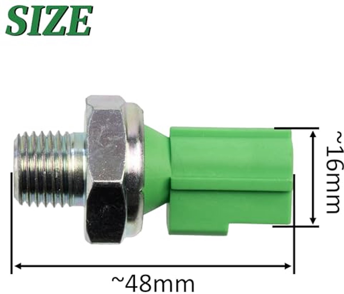 Oliedruksensor 1 Pin - Compatibel met OE 3M519278AB, 3M519278AA - Compacte Afmetingen
