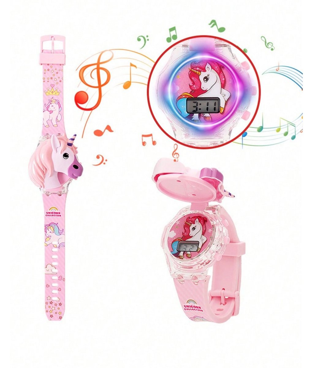 Kinderhorloge unicorn met geluid en licht