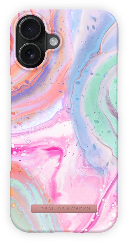 iDeal of Sweden Fashion Backcover geschikt voor Apple iPhone 17 - Pastel Marble