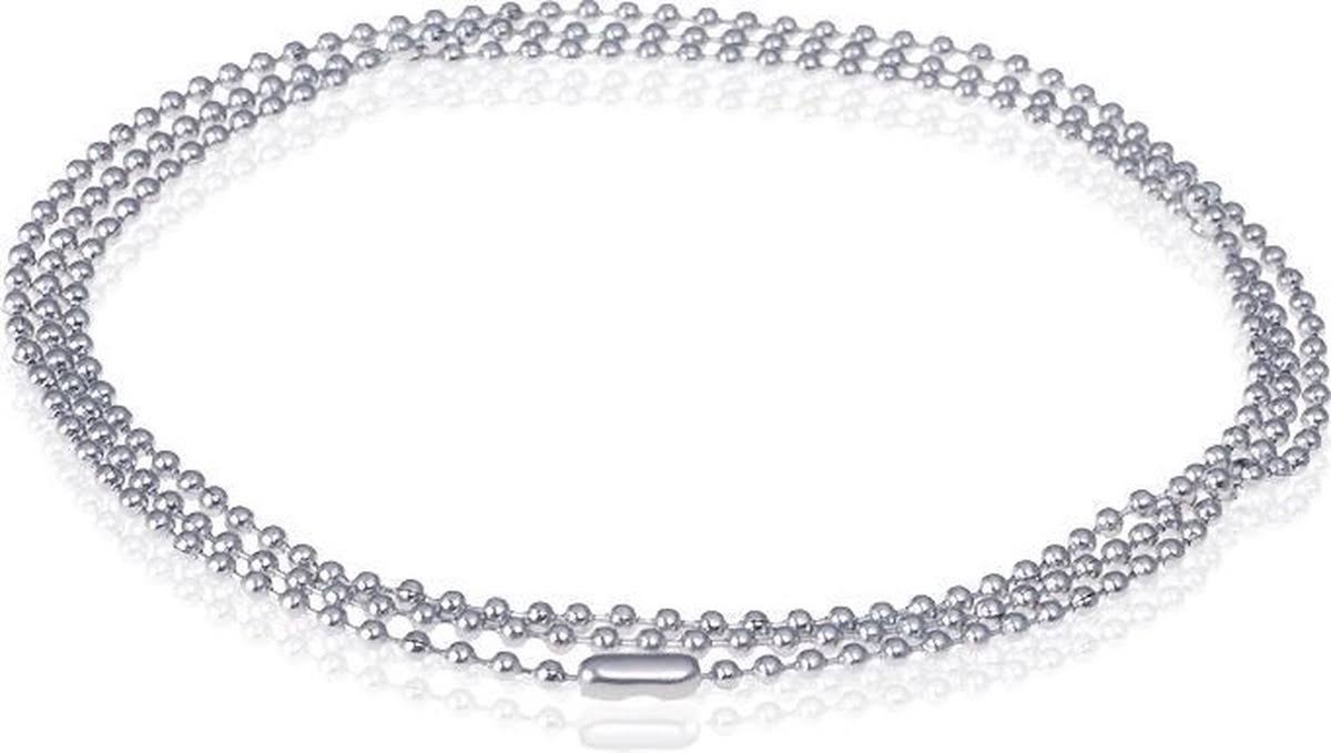 LGT Jewels Dogtag ketting Edelstaal 2mm-50cm