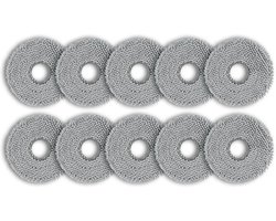 10-pack -Dweilpads - Geschikt voor Dreame L10S Ultra, L10 Ultra, L10S Pro, Xiaomi X10+, herbruikbaar en wasbaar Wet Mop Pad