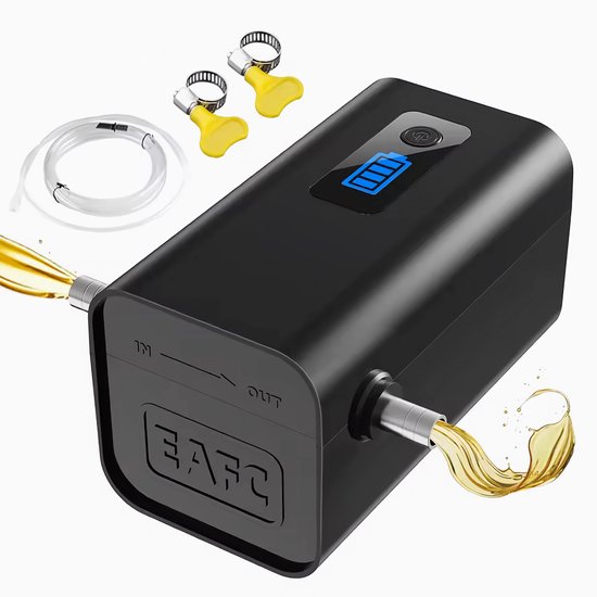 EAFC Elektrische Oliepomp 12V, Draadloze Auto Oliepomp Olie Transfer Pomp Levering Motor Vloeistof Aanzuiging Verandering, Draagbare Brandstofpomp Brandstofpomp Gereedschap Voor Auto Motorfiets Boot Oliepomp