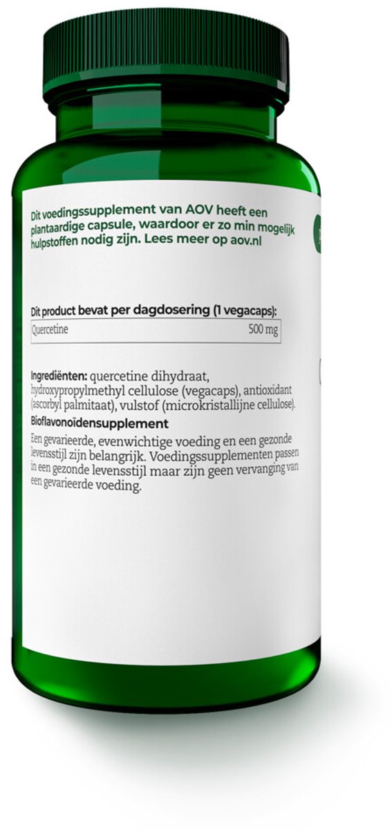 AOV - 816 Quercetine-extract (500 mg) - 2 x 60 vegacapsules - Voordeelverpakking