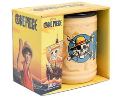 One Piece officieel gelicentieerde Netflix keramische mok, piratendecoratie en cadeau, bureau‑accessoire voor alle leeftijden, koffie‑ en theedrinkgerei voor seriefans, 350 ml (11 fl oz) – Paladone