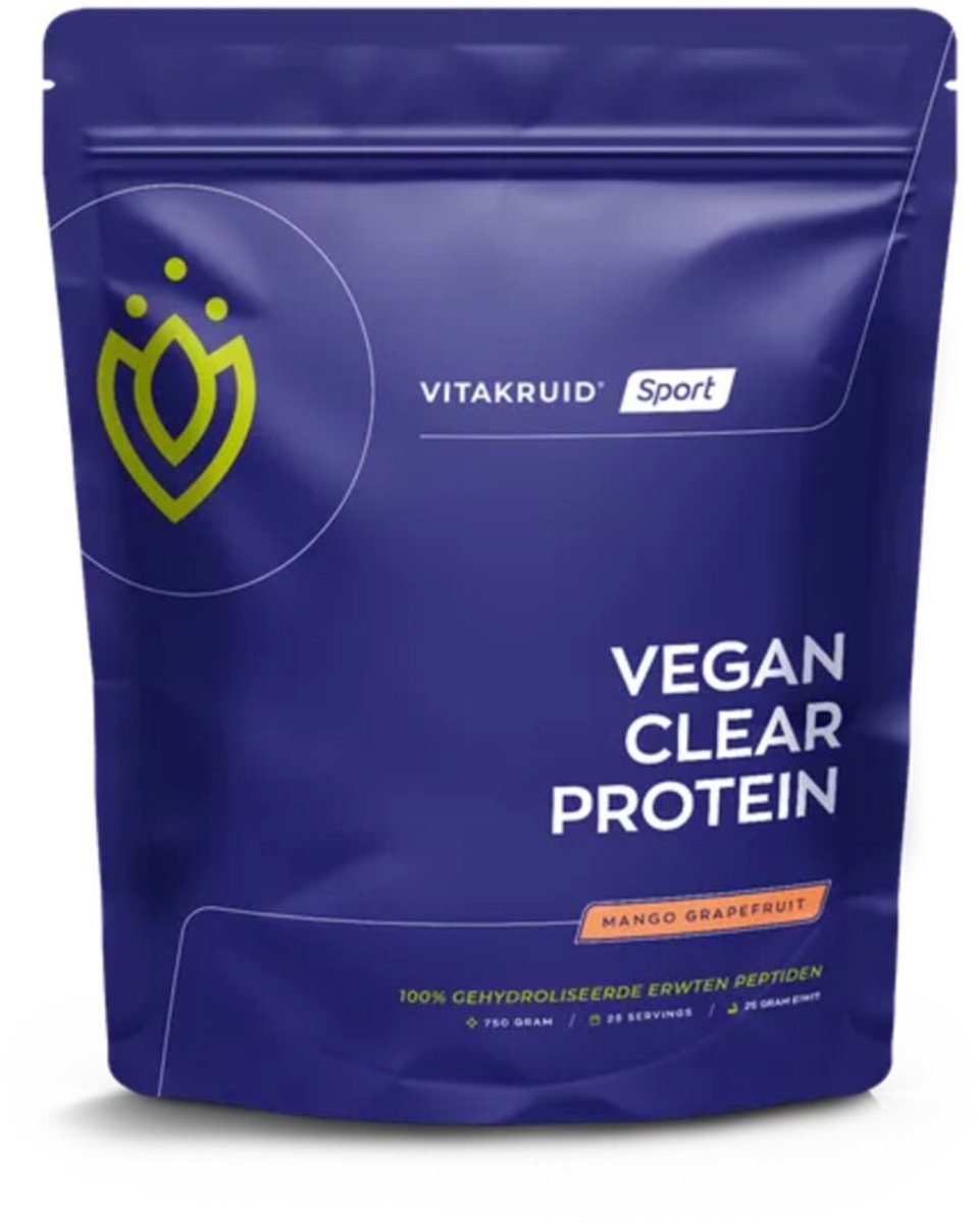 Vitakruid - Clear Protein Mango Grapefruit - 2 x 750 gr - Voordeelverpakking