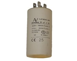 Dab condensator 25UF - Origineel