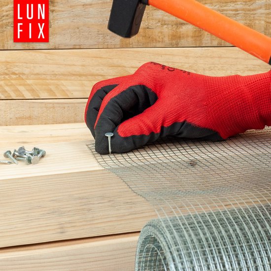 LUN FIX - Grillage anti-rongeurs 100 cm 6x6 fi 0 soudé galvanisé - 25 m